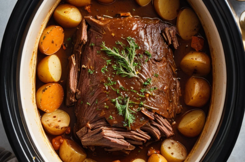 Slow Cooker Smoky Paprika Pot Roast – Bold and Slightly Spicy