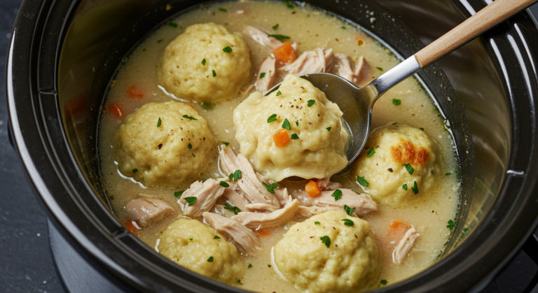 Slow Cooker Chicken and Dumplings