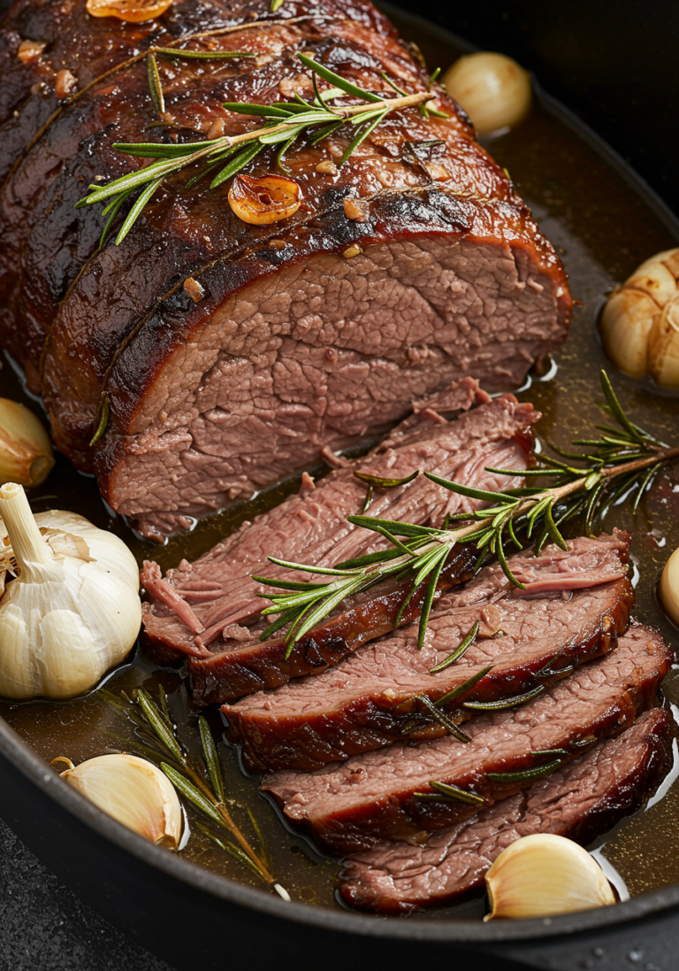 Slow Cooker Rosemary Garlic Pot Roast – Herbaceous and comforting.