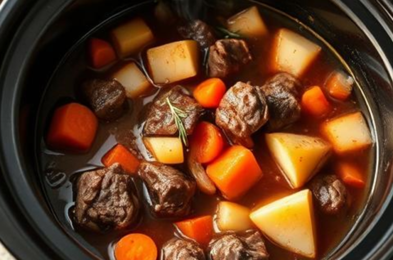 🍺 Slow Cooker Guinness Beef Stew