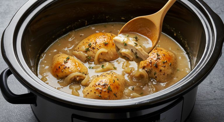 Slow Cooker Chicken and Gravy
