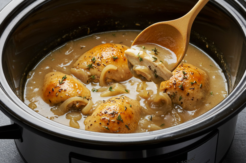 Slow Cooker Chicken and Gravy