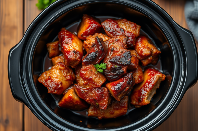 Slow Cooker BBQ Pork Chops