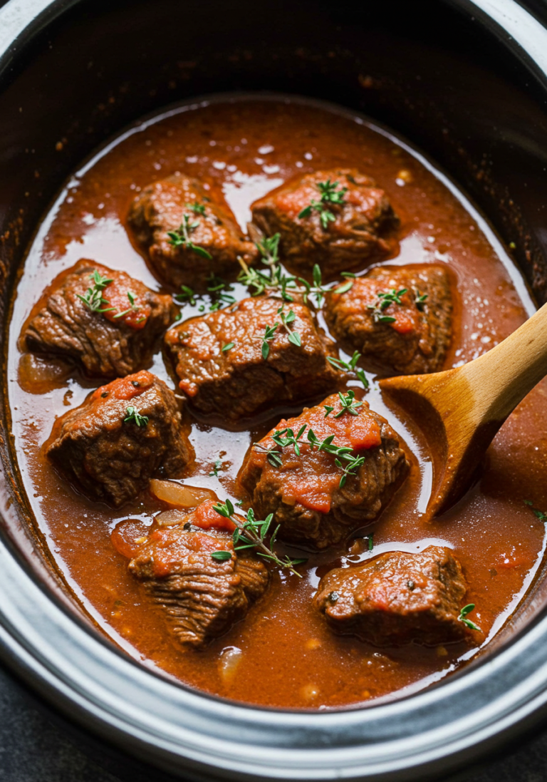 Italian Beef Stew with Tomatoes and Herbs