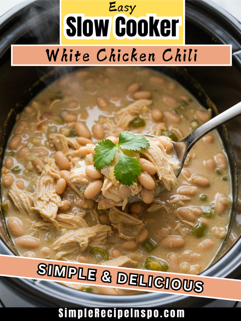 Slow Cooker White Chicken Chili