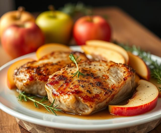 Slow Cooker Apple Cider Pork Chops